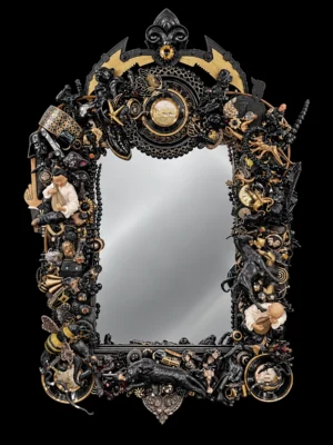 Black & Gold Memory Mirror