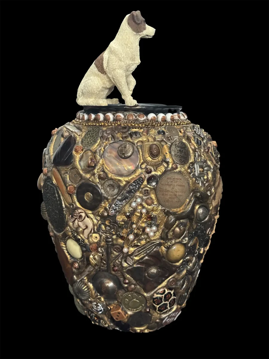 Tall Dog Vase - Image 3