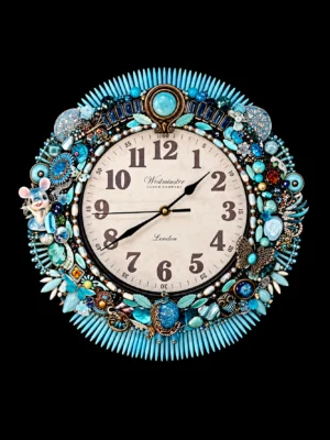 Turquoise Blue Memory Clock: