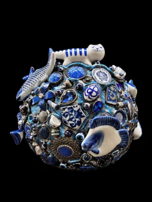Delft Blue China Memory Vase